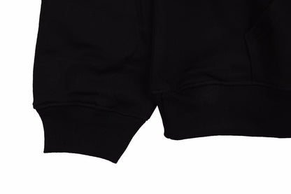 Balenciaga Black Logo Hoodie - Prime Reps