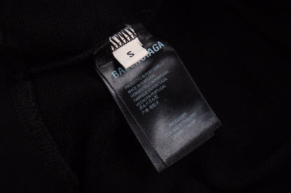 Balenciaga Black Logo Hoodie - Prime Reps