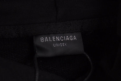 Balenciaga Black Oversized Hoodie - Prime Reps