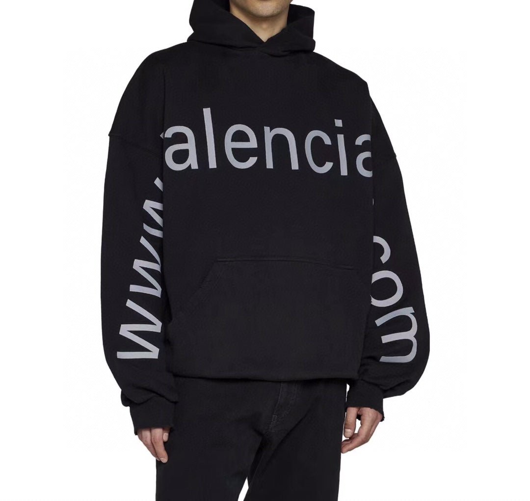 Balenciaga Black Oversized Hoodie - Prime Reps