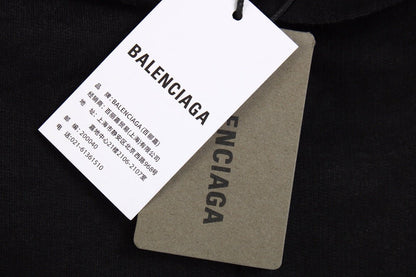 Balenciaga Black Oversized Hoodie - Prime Reps