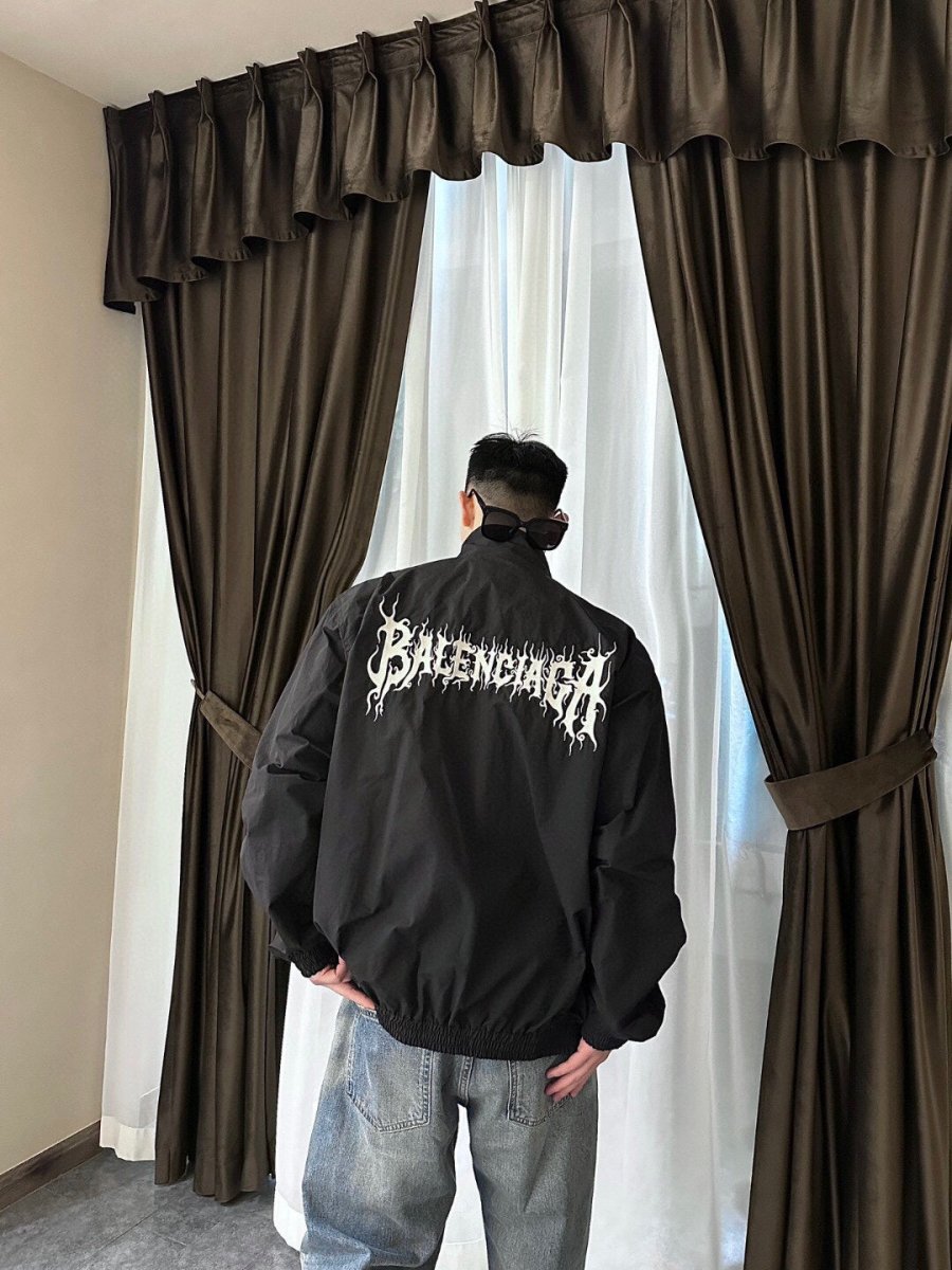 Balenciaga Black Zip - Up Jacket - Prime Reps