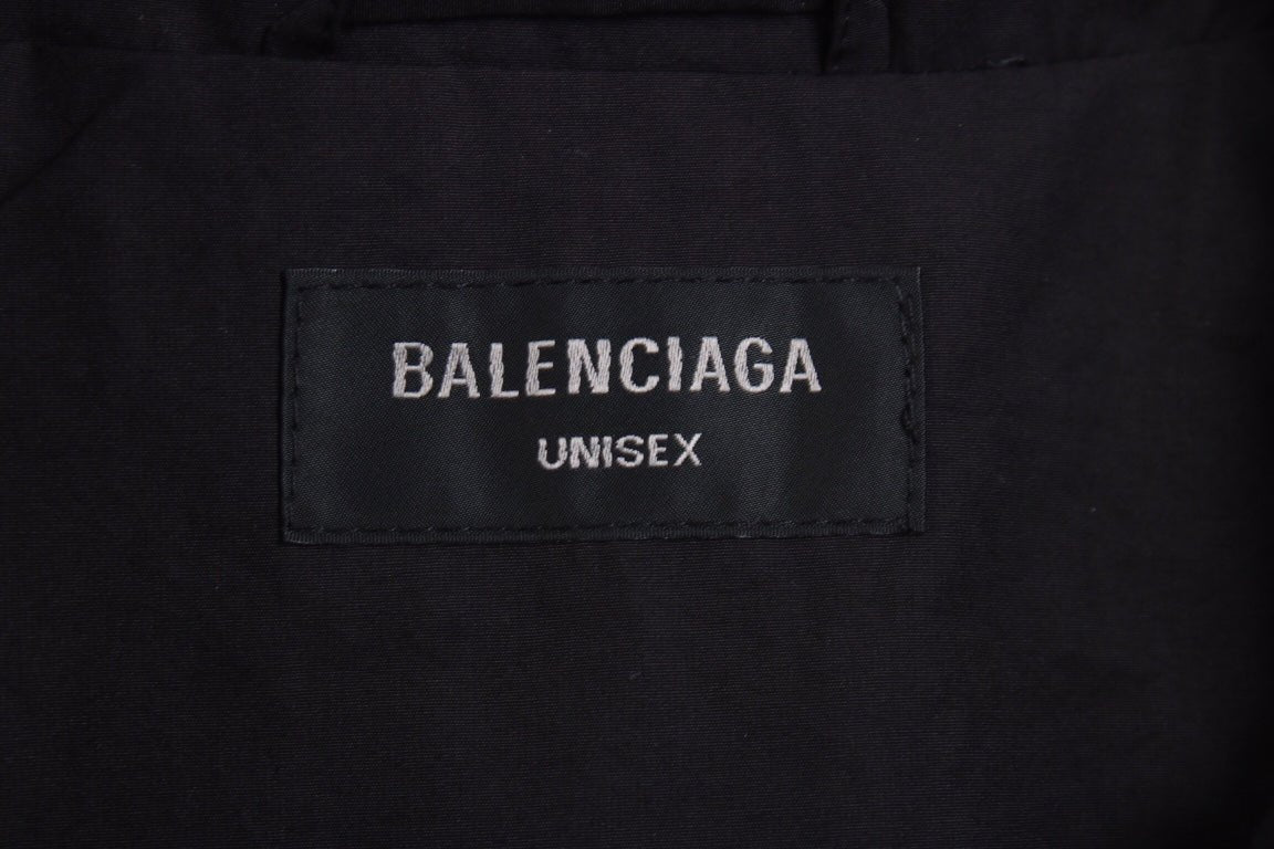 Balenciaga Black Zip - Up Jacket - Prime Reps