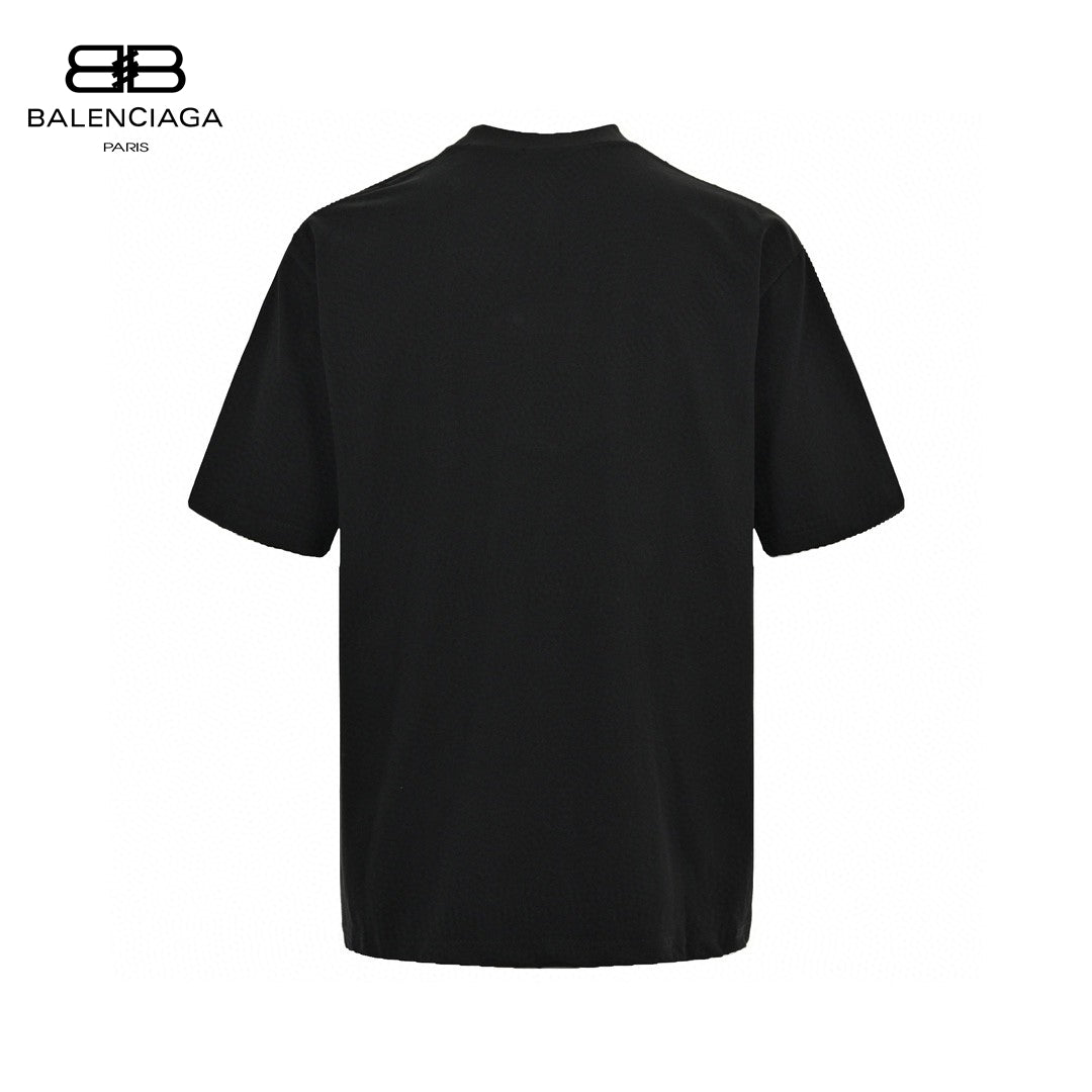 Balenciaga CD Graphic Black T-Shirt - Prime Reps