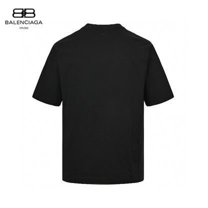 Balenciaga Cracked Logo T-Shirt (Black) - Prime Reps