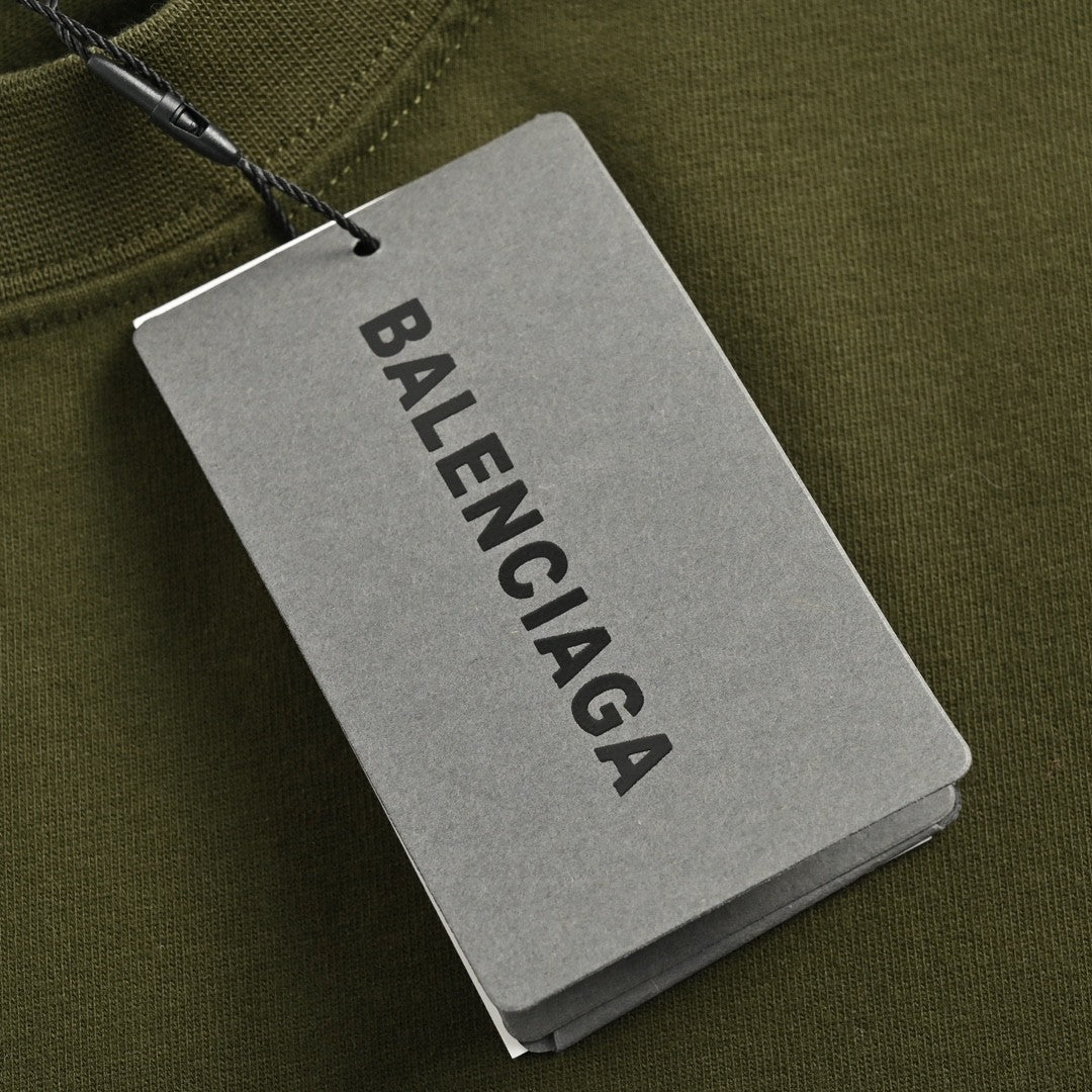 Balenciaga Design Team T-Shirt (Olive Green) - Prime Reps