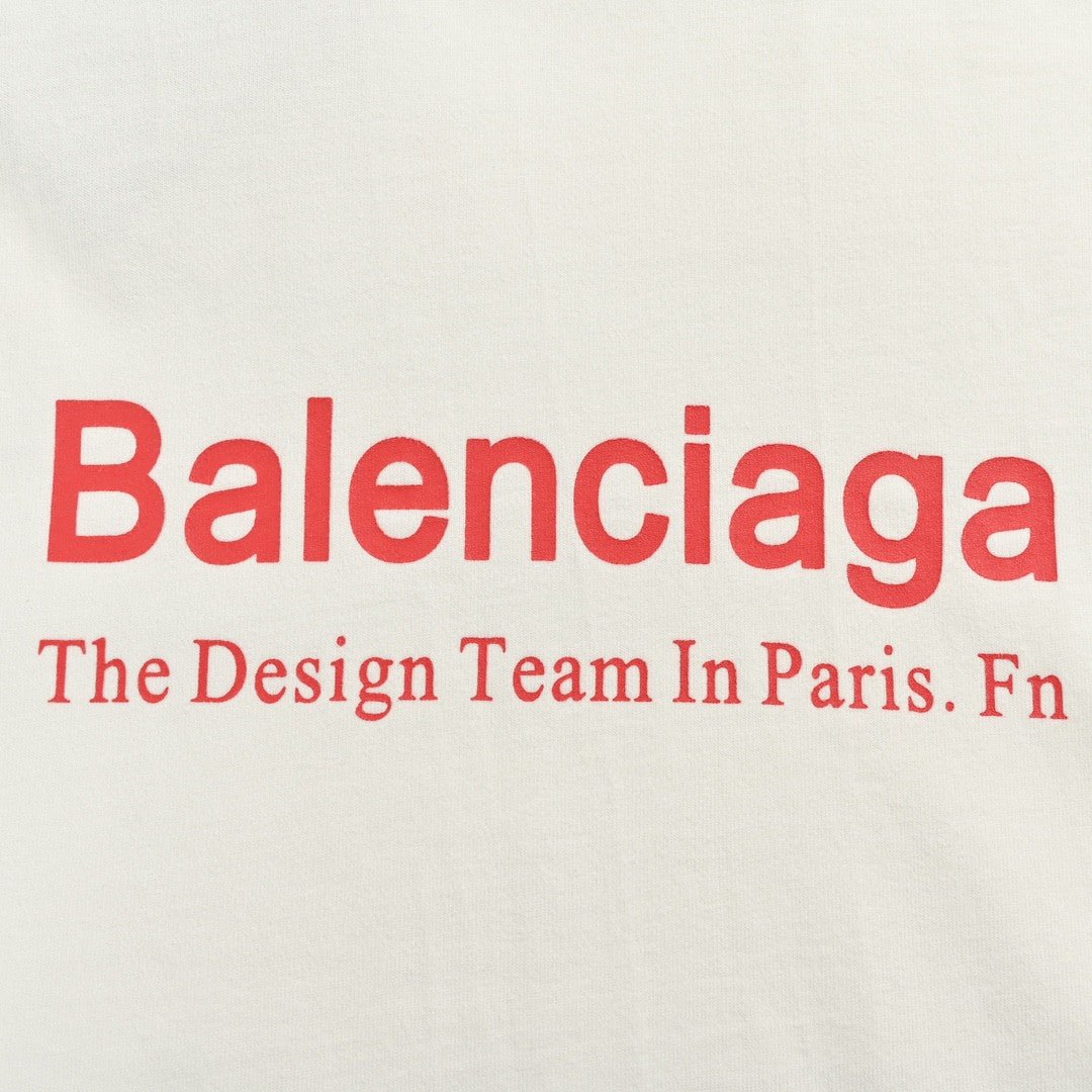 Balenciaga Design Team T-Shirt (White) - Prime Reps