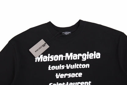 Balenciaga Designer Names T-Shirt - Prime Reps