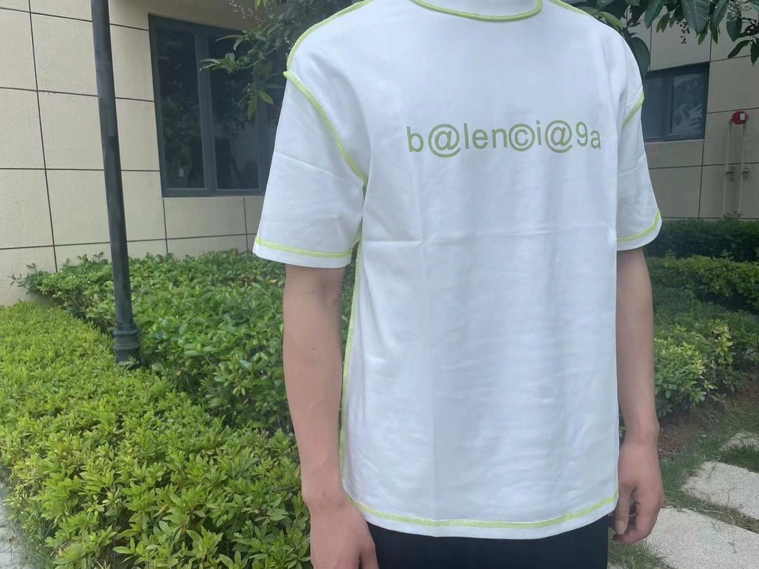 Balenciaga Digital Age Logo T-Shirt - Prime Reps