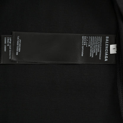 Balenciaga Distorted Logo T-Shirt (Black) - Prime Reps