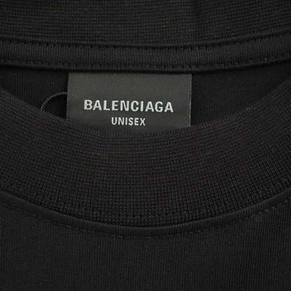 Balenciaga Distorted Logo T-Shirt (Black) - Prime Reps