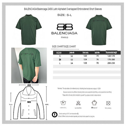 Balenciaga Distorted Logo T-Shirt (Green) - Prime Reps