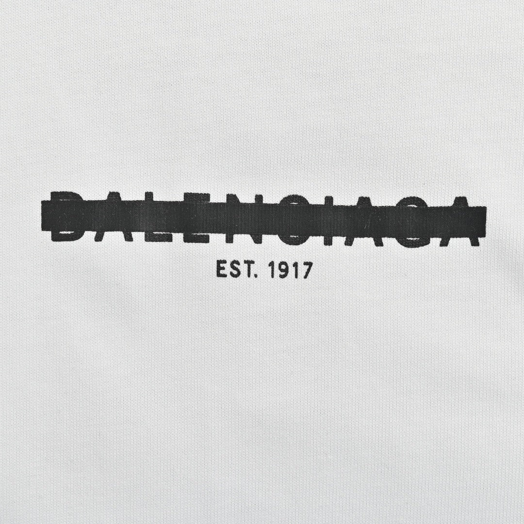 Balenciaga Distorted Logo T-Shirt (White) - Prime Reps