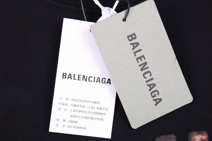 Balenciaga Distressed BB Logo T-Shirt - Prime Reps