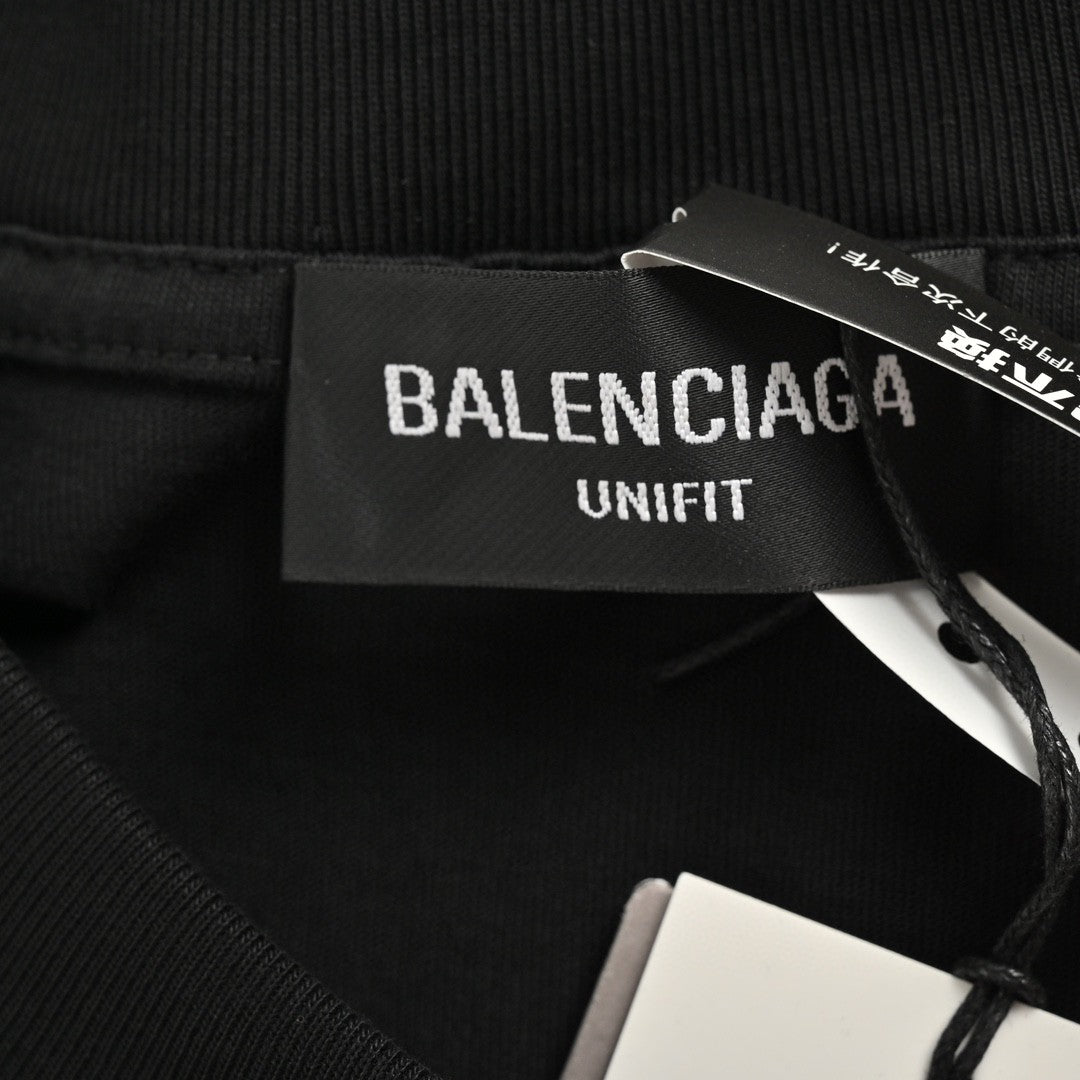 Balenciaga Distressed Logo T-Shirt - Prime Reps