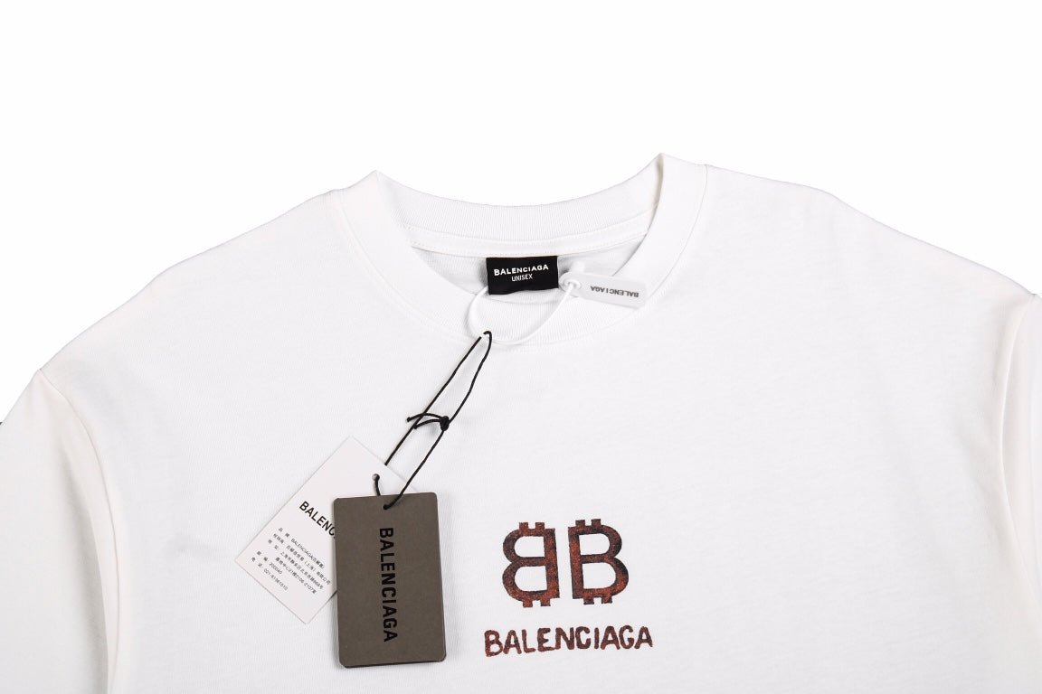 Balenciaga "Double B Logo" T-Shirt - Prime Reps