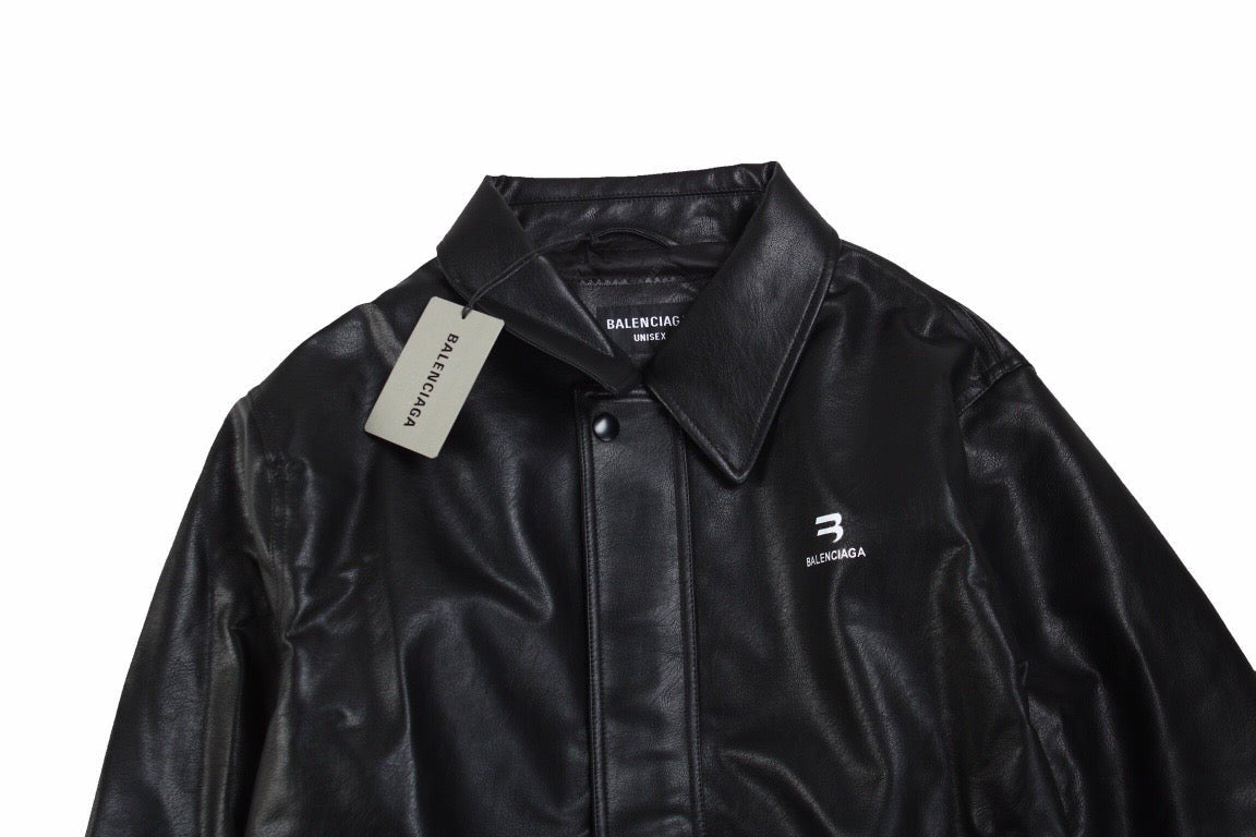 Balenciaga Faux Leather Jacket - Prime Reps