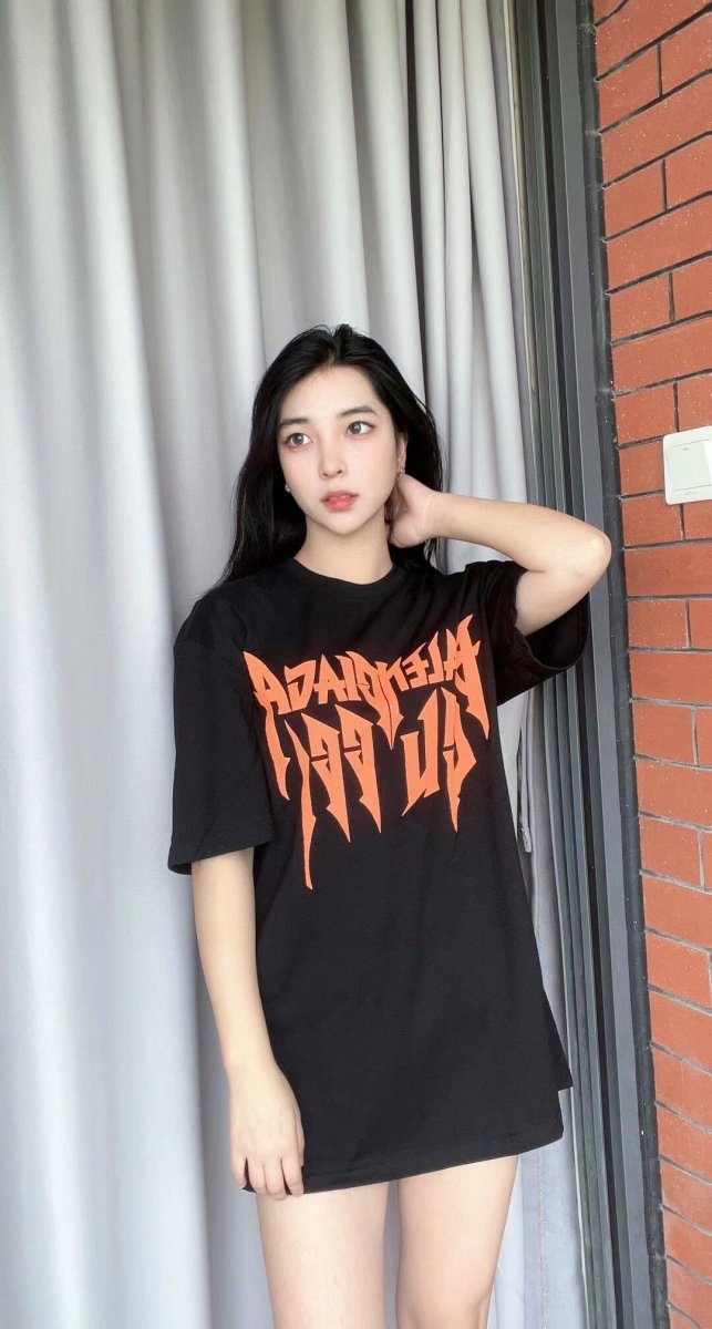 Balenciaga Gothic Logo T-Shirt - Prime Reps