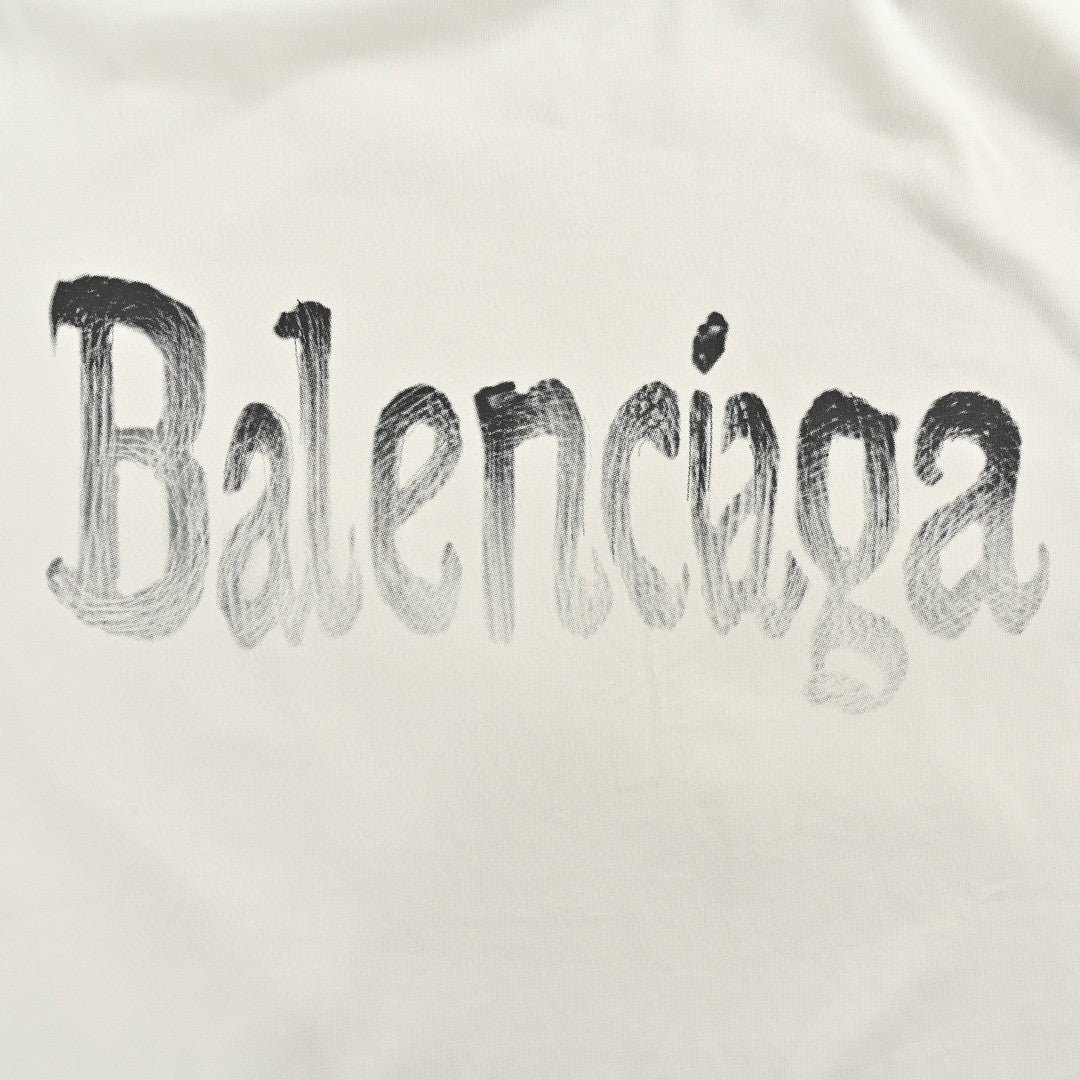 Balenciaga Gradient Logo T-Shirt - Prime Reps