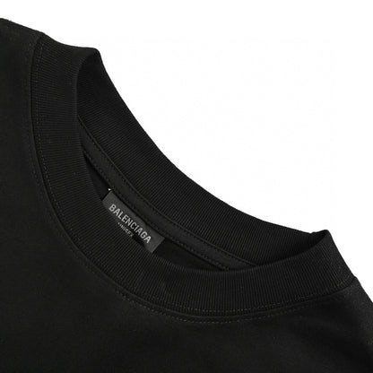 Balenciaga Gradient Logo T-Shirt (Black) - Prime Reps