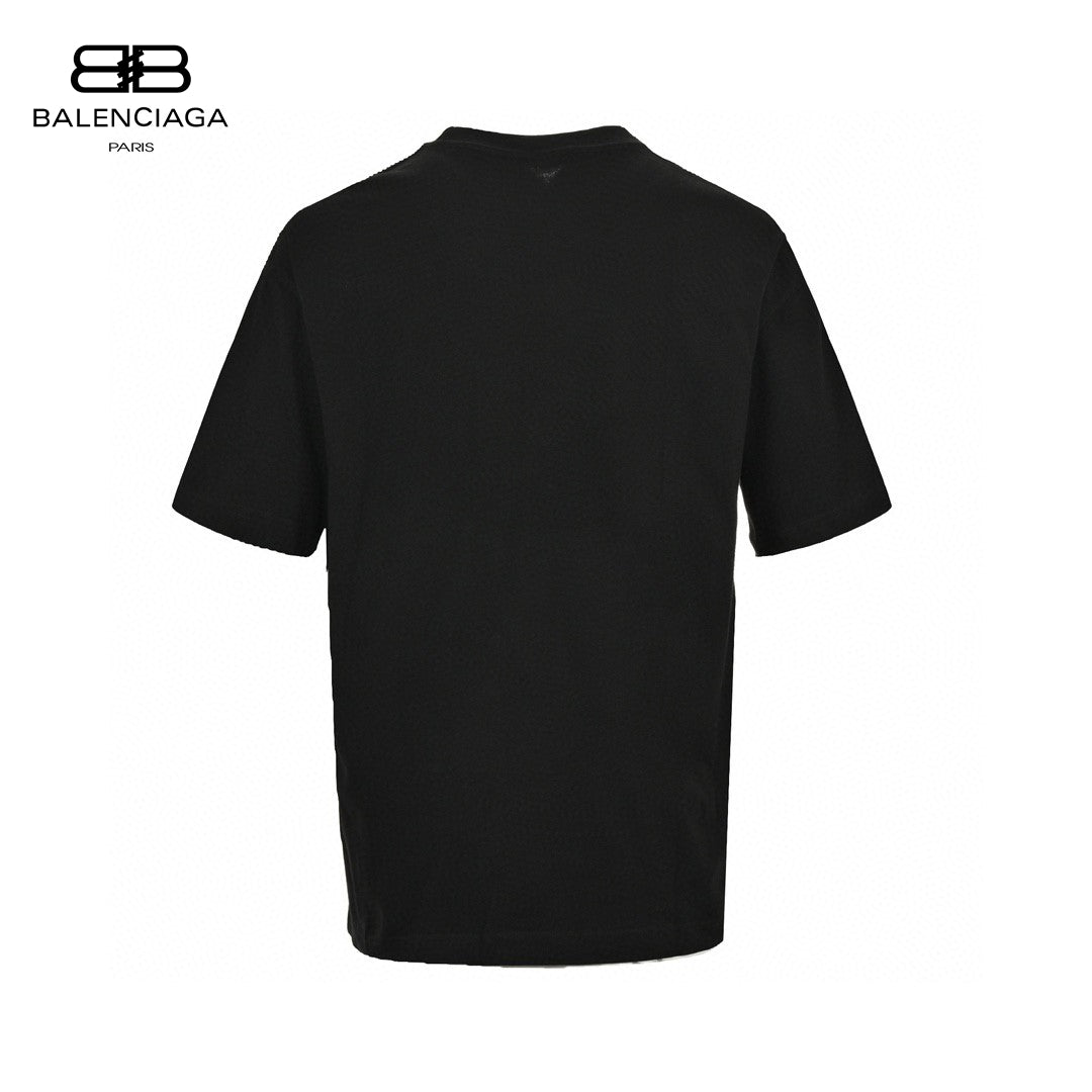 Balenciaga Gradient Logo T-Shirt (Black) - Prime Reps