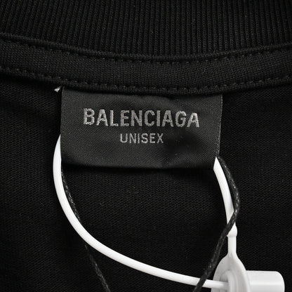 Balenciaga Gradient Logo T-Shirt (Black) - Prime Reps