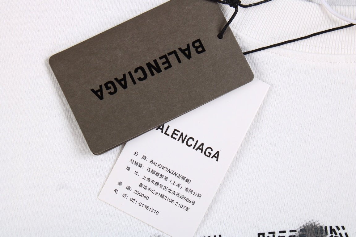 Balenciaga "Graffiti Logo" T-Shirt - Prime Reps