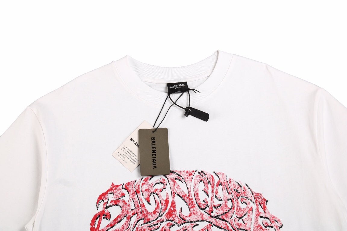 Balenciaga Graffiti Logo T-Shirt - Prime Reps