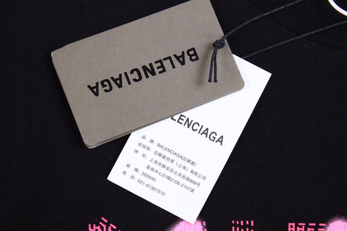 Balenciaga "Graffiti Logo" T-Shirt - Prime Reps