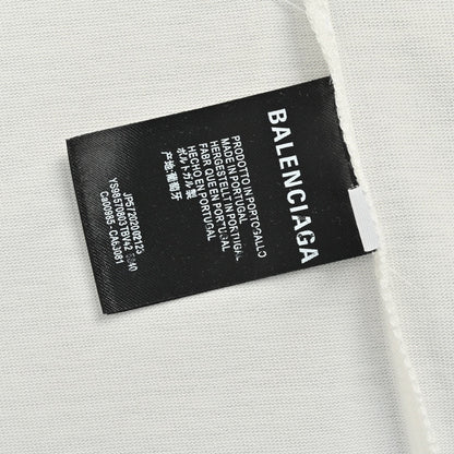 Balenciaga Graffiti Logo White T-Shirt - Prime Reps