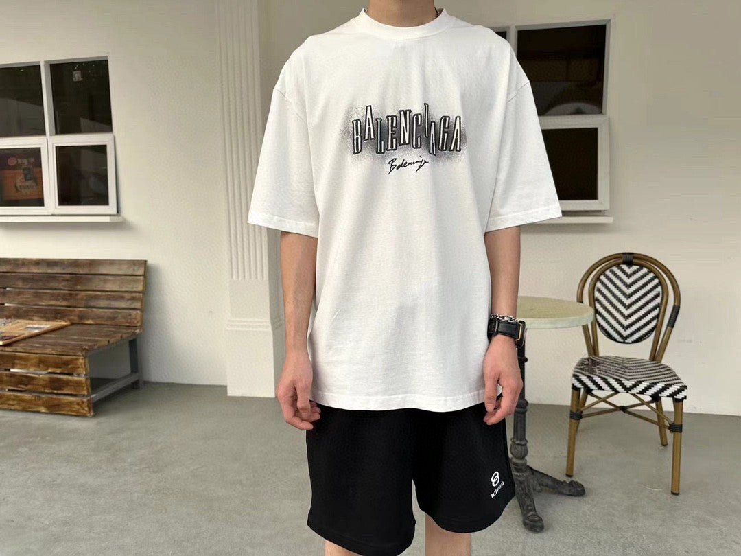 Balenciaga Graphic Logo T-Shirt - Prime Reps