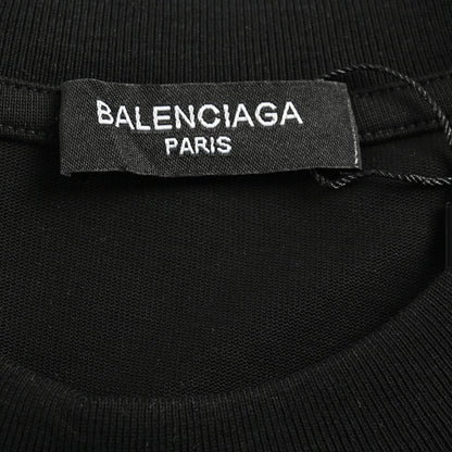 Balenciaga Graphic Logo T-Shirt (Black) - Prime Reps