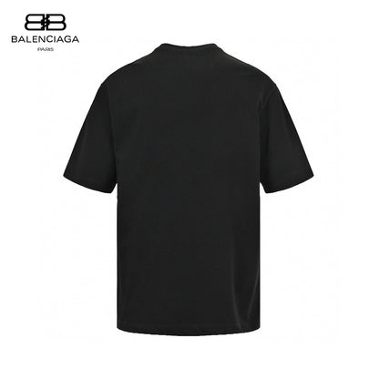 Balenciaga Graphic Logo T-Shirt (Black) - Prime Reps