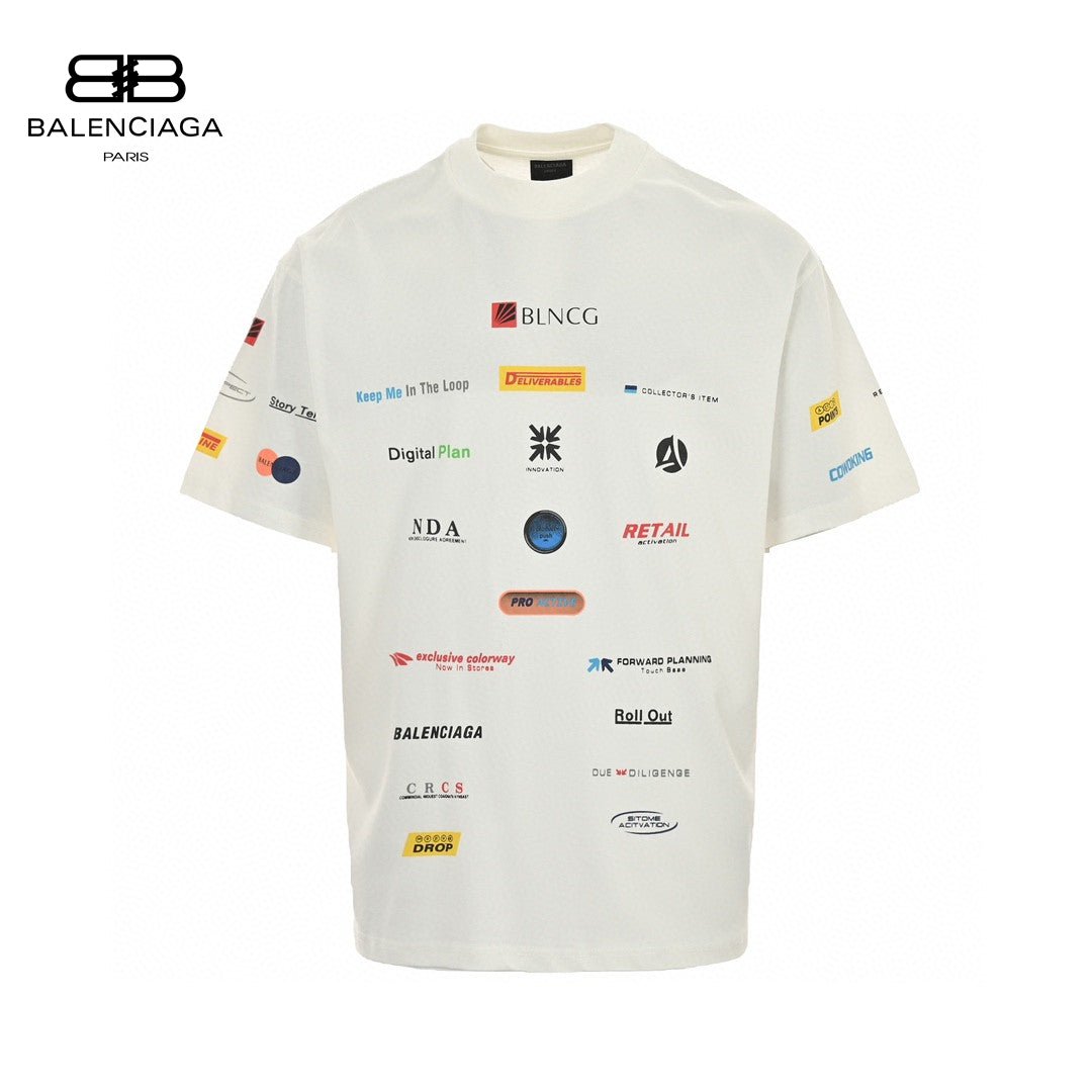 Balenciaga Graphic Print T-Shirt - Prime Reps