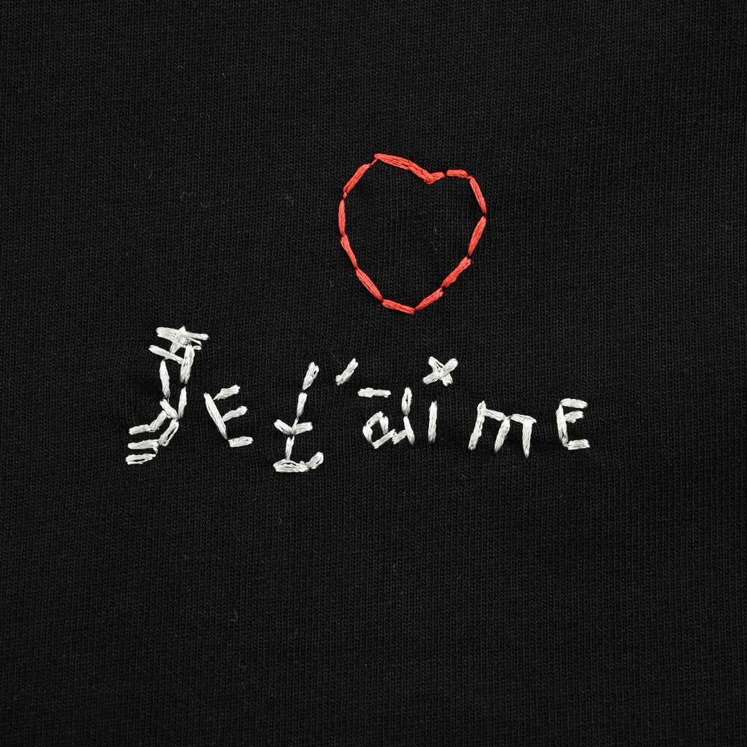 Balenciaga Je t'aime Black T-Shirt - Prime Reps