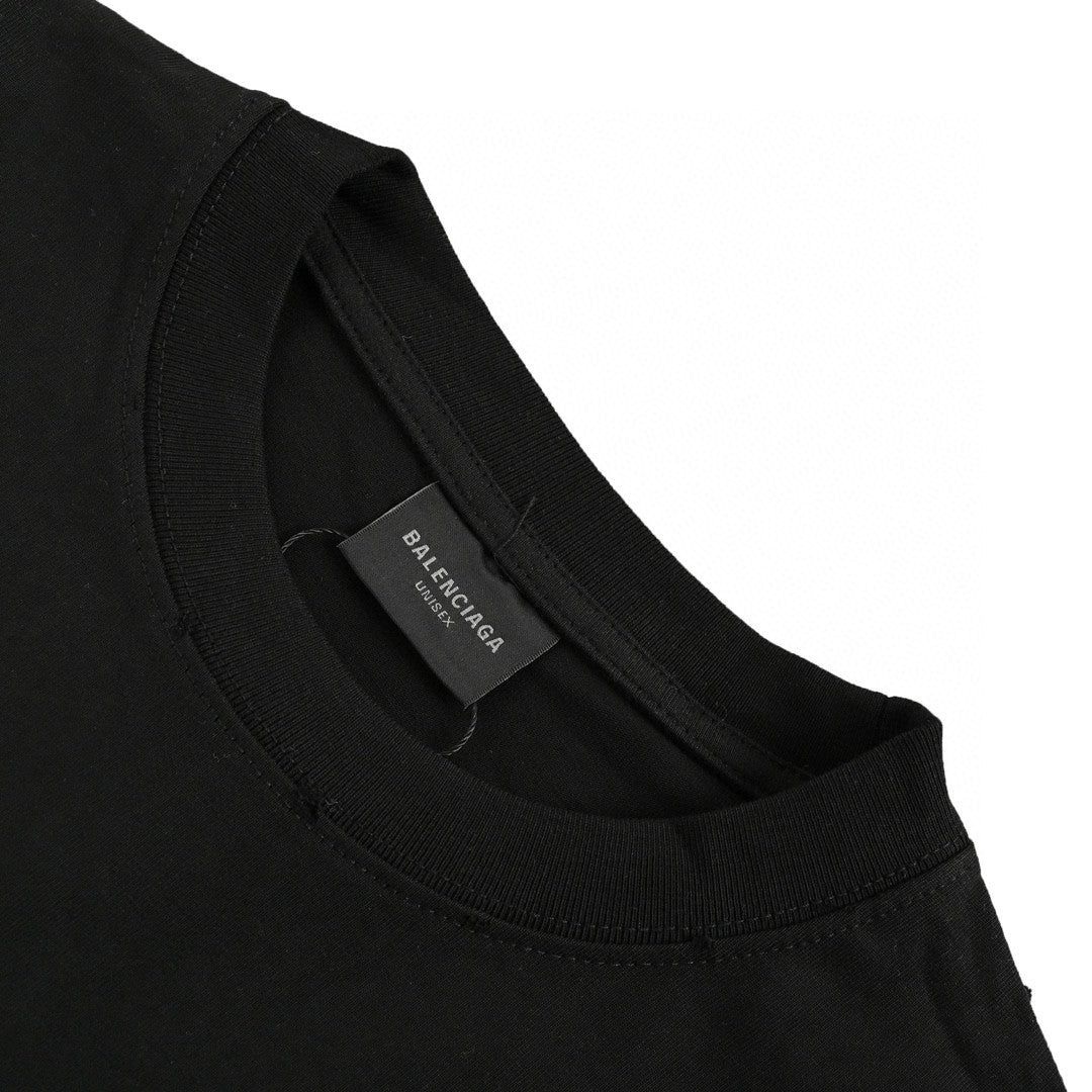 Balenciaga Je t'aime Black T-Shirt - Prime Reps