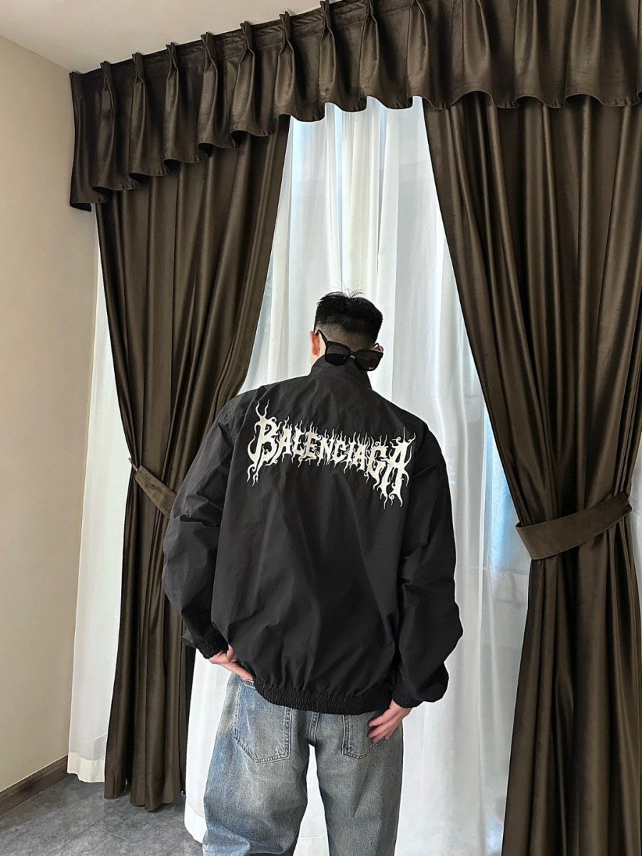 Balenciaga Lightweight Jacket - Black - Prime Reps