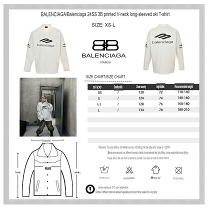 Balenciaga Long Sleeve Logo Shirt - Prime Reps