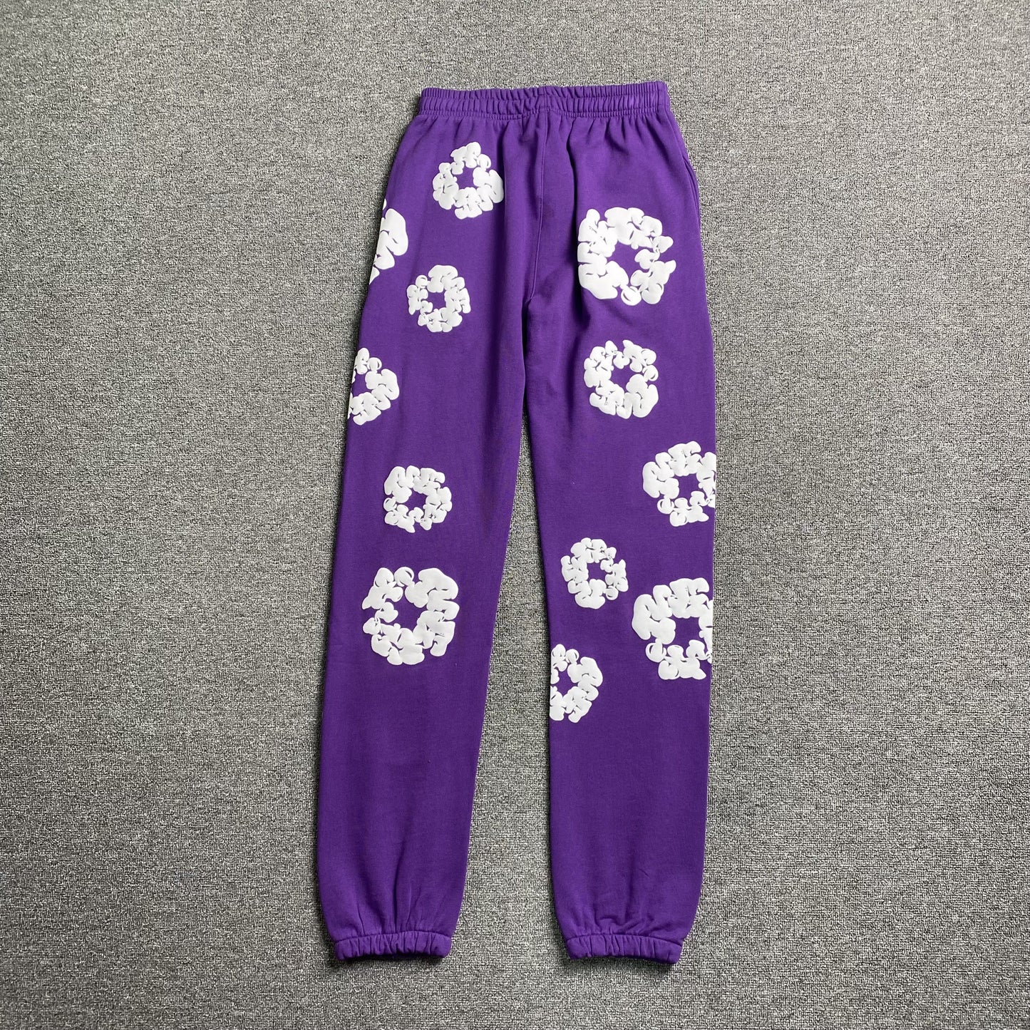 DENIM TEARS COTTON WREATH SWEATPANTS PURPLE