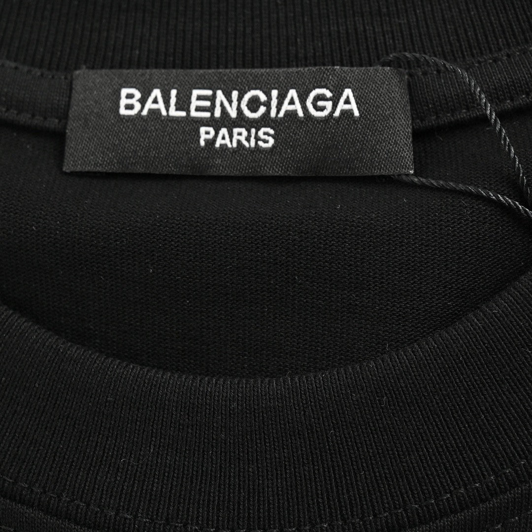 BALENCIAGA STAR GRAPHIC T-SHIRT BLACK