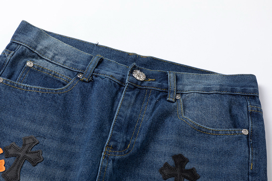 CHROME HEARTS CROW HEARTS JEANS DENIM