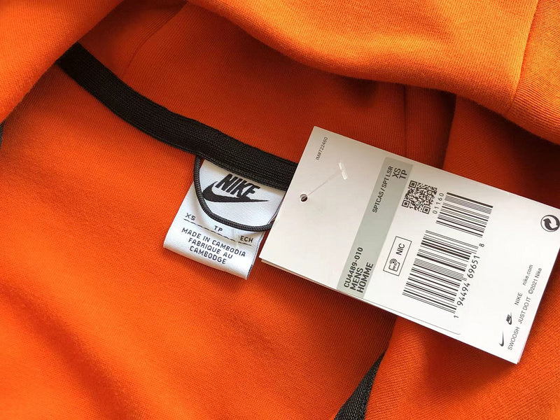 NIKE TECH FLEECE HOODIE x CAMPFIRE ORANGE