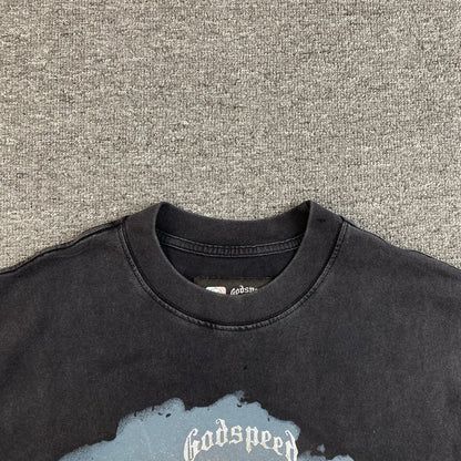 GODSPEED HOLLYWEIRD T-SHIRT WASHED BLACK