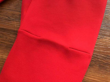 NIKE TECH FLEECE PANTS x UNIVERSITY RED