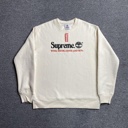 SUPREME x TIMBERLAND SWEATSHIRT NATURAL