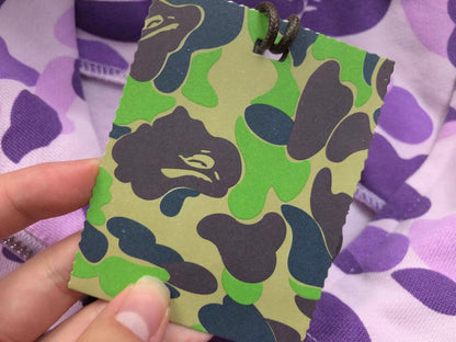 BAPE COLOR CAMO FULL ZIP HOODIE PURPLE