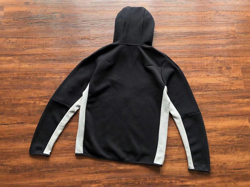 NIKE TECH FLEECE HOODIE x BLACK/GREY