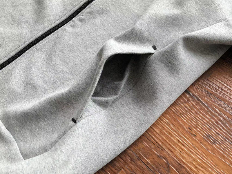 NIKE TECH FLEECE HOODIE x BLACK/GREY