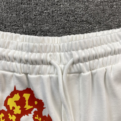 DENIM TEARS x OFFSET COTTON WREATH SHORTS WHITE