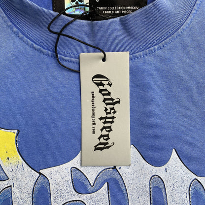 GODSPEED ARTIFICIAL LOVE T-SHIRT WASHED BLUE